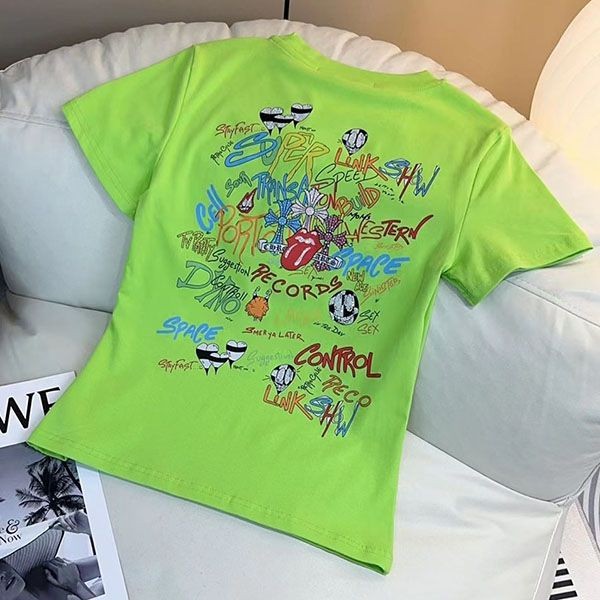クロムハーツ MATTY BOY PPO BRAIN グラフィックプリント Tシャツ Kuq09608
